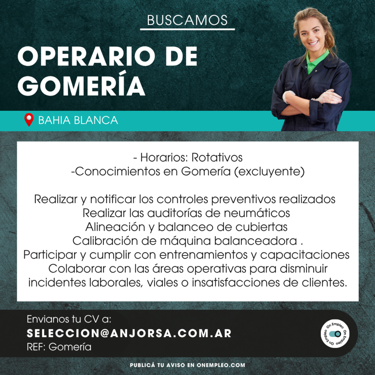 Aviso de empleo